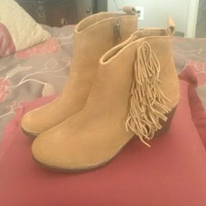 Boots~Leather with fringe